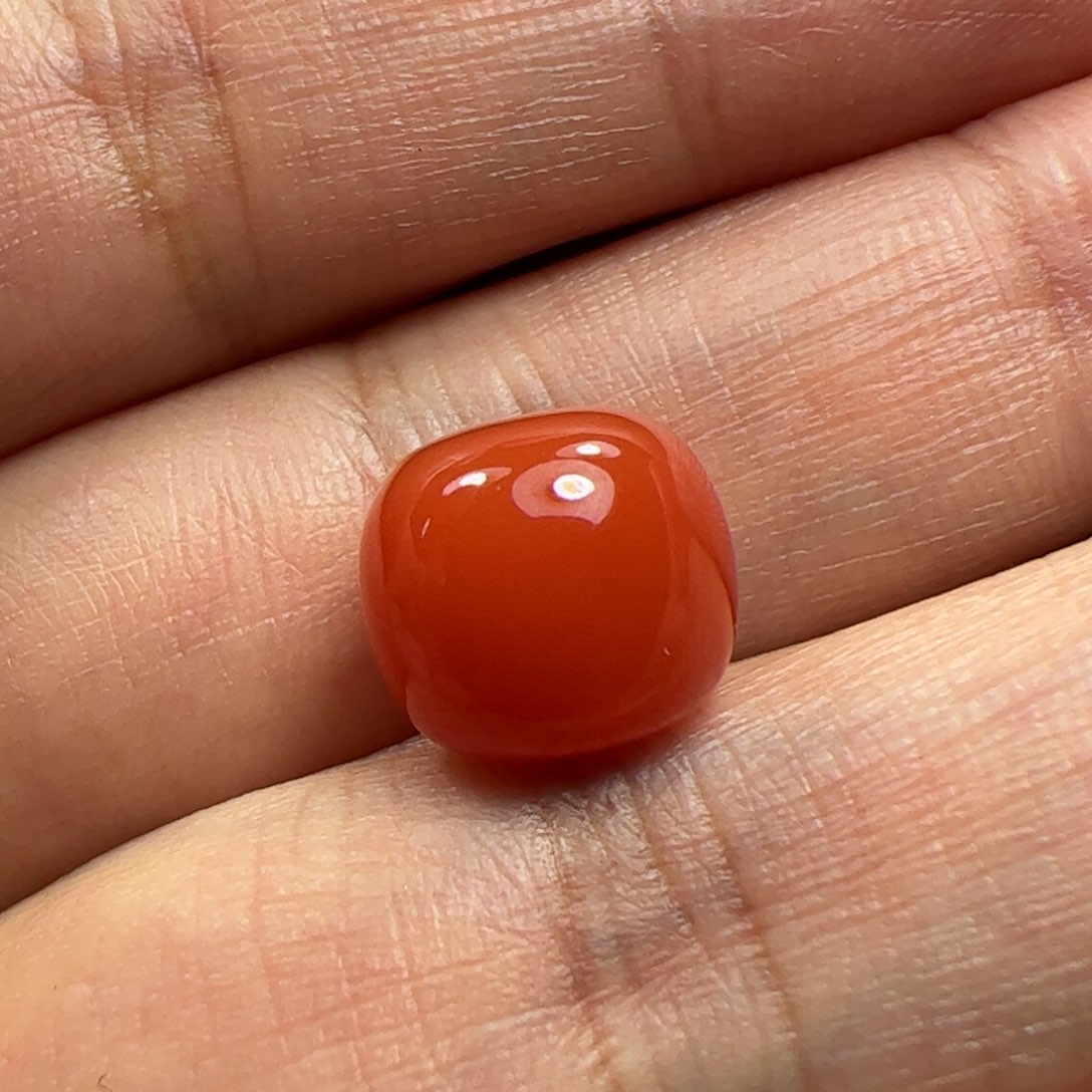 南红玛瑙珠子未镶嵌L***?