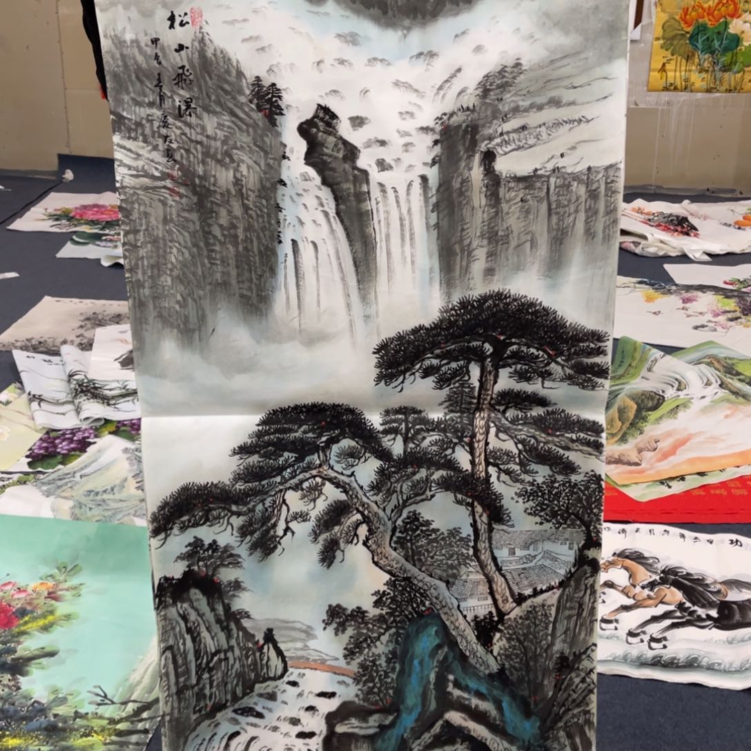 国画处理作品看好再拍哦