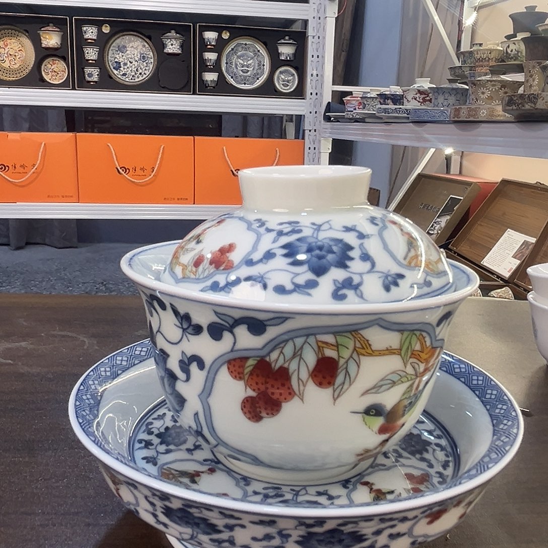 盖碗里的水煮熟后放