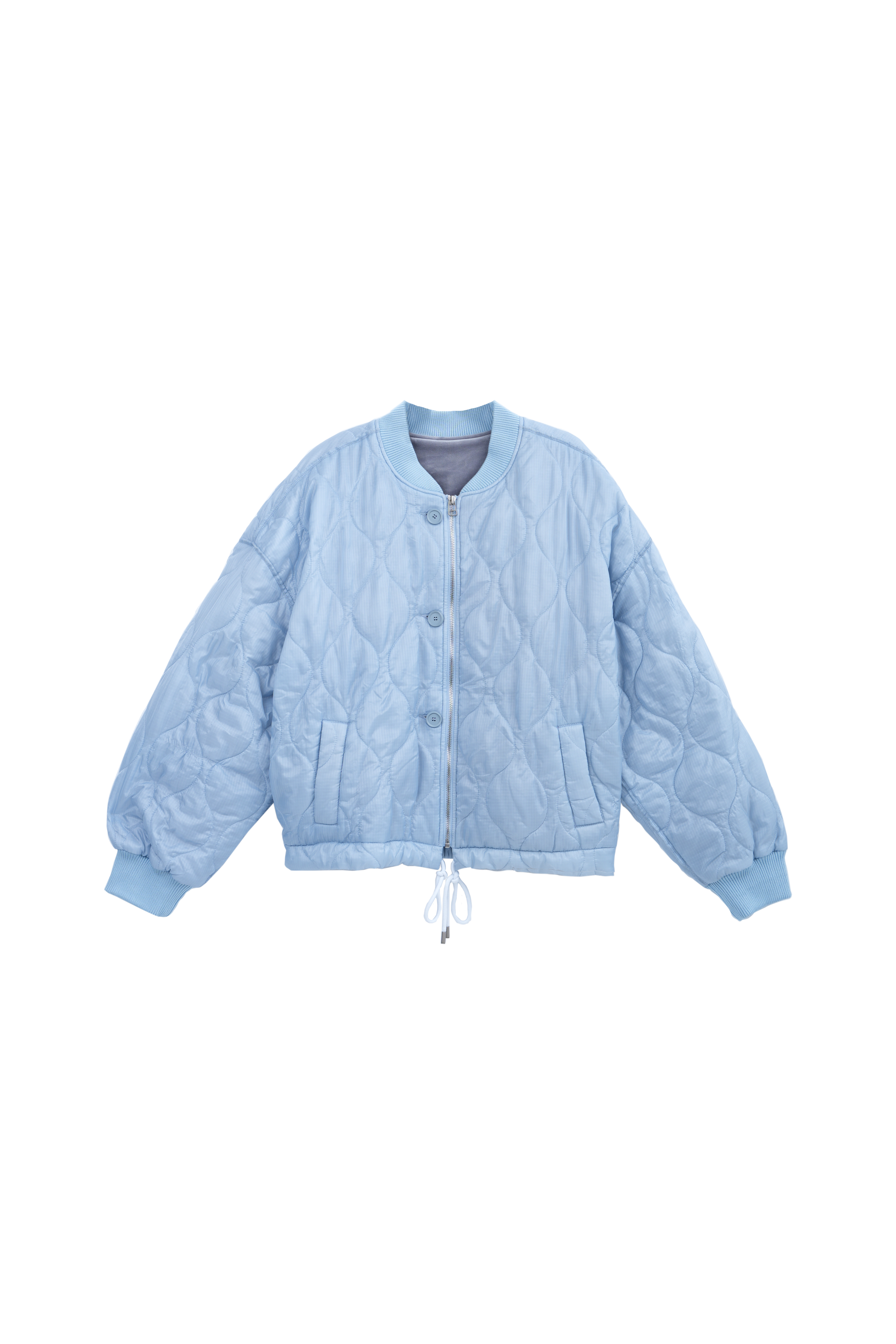 luluzou秋冬百搭棉服高级舒适保暖宽松休闲加厚简约10177