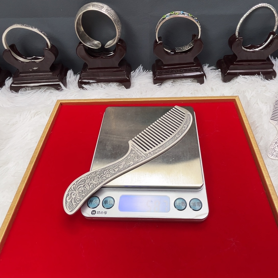 足银足银999手工梳子