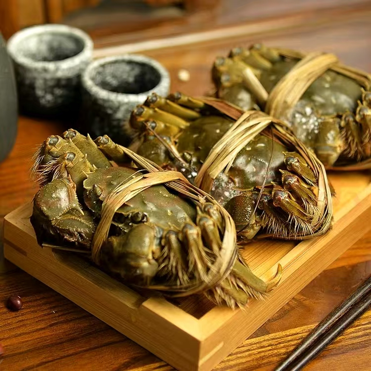 【活蟹】鲜活河蟹公蟹2.6两-2.9两/只公蟹短爪2斤3斤京东冷链包邮