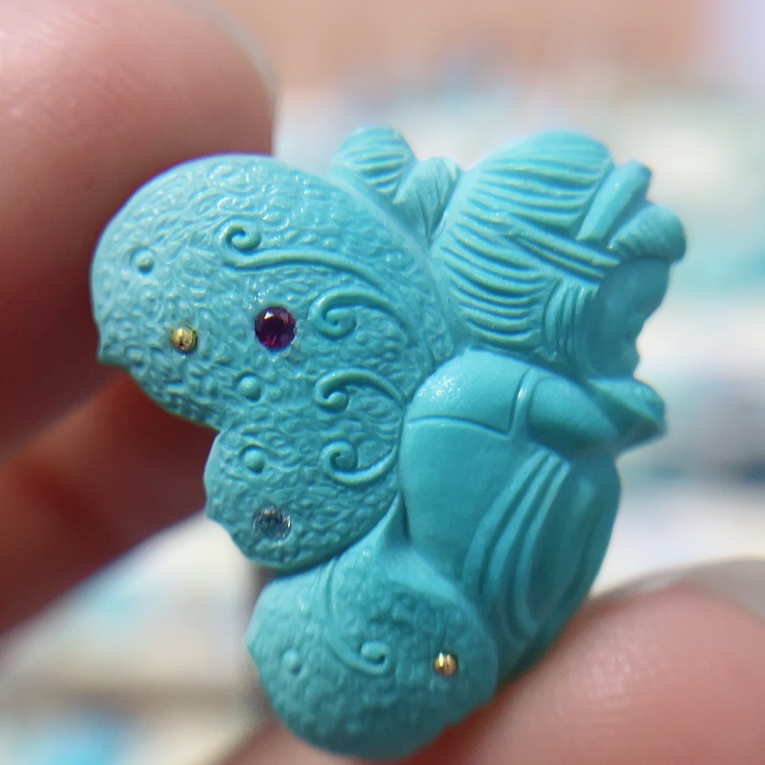 绿松石珠宝奇石未镶嵌