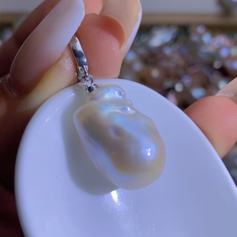 【闪购商品】合金淡水珍珠天然珍珠（微瑕）