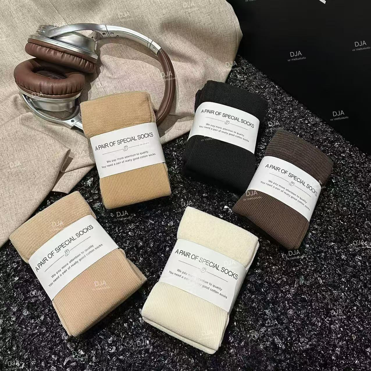 秋冬季保暖雪地袜男女同款加绒加厚中筒袜防寒毛绒袜SW-B333