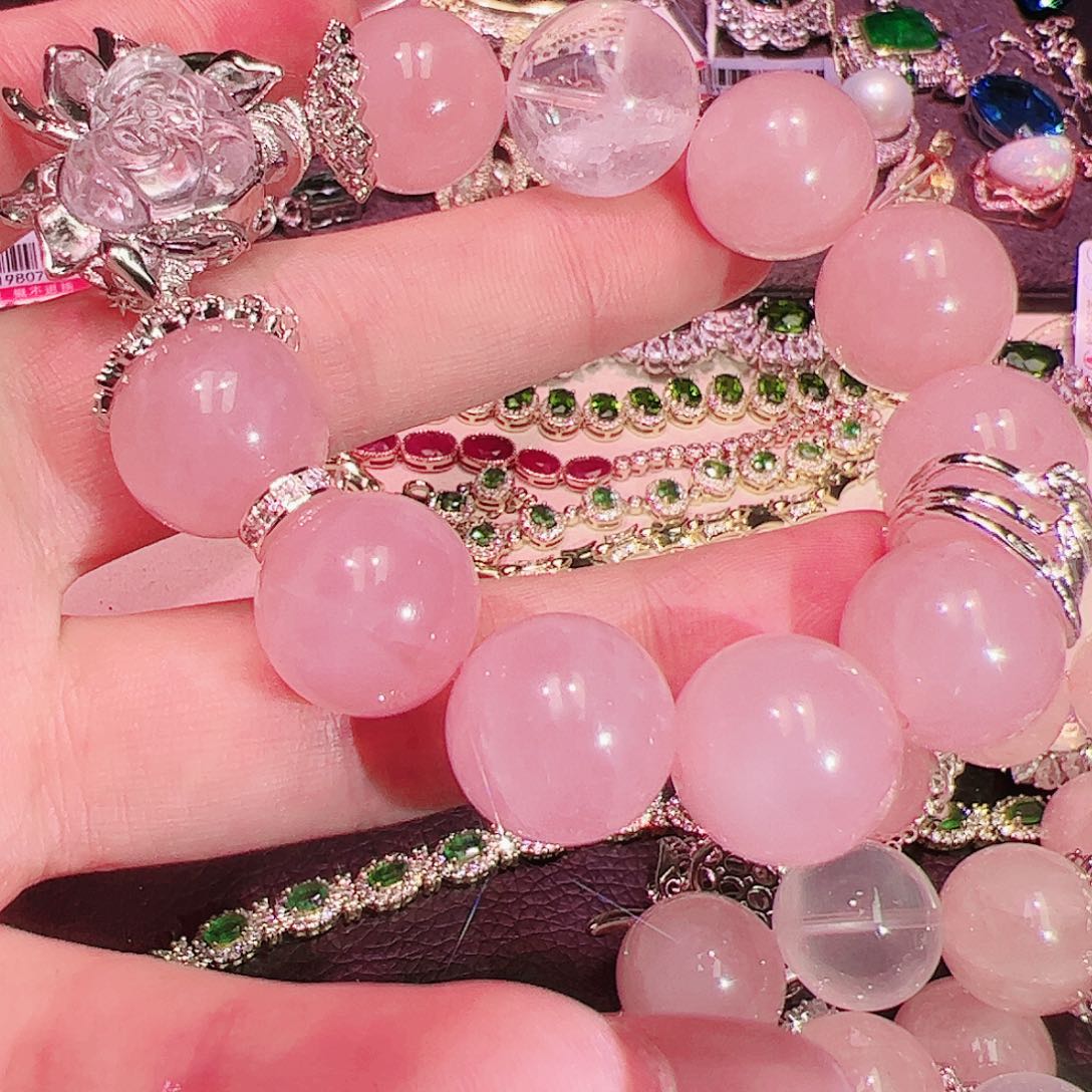 芙蓉石手链未镶嵌