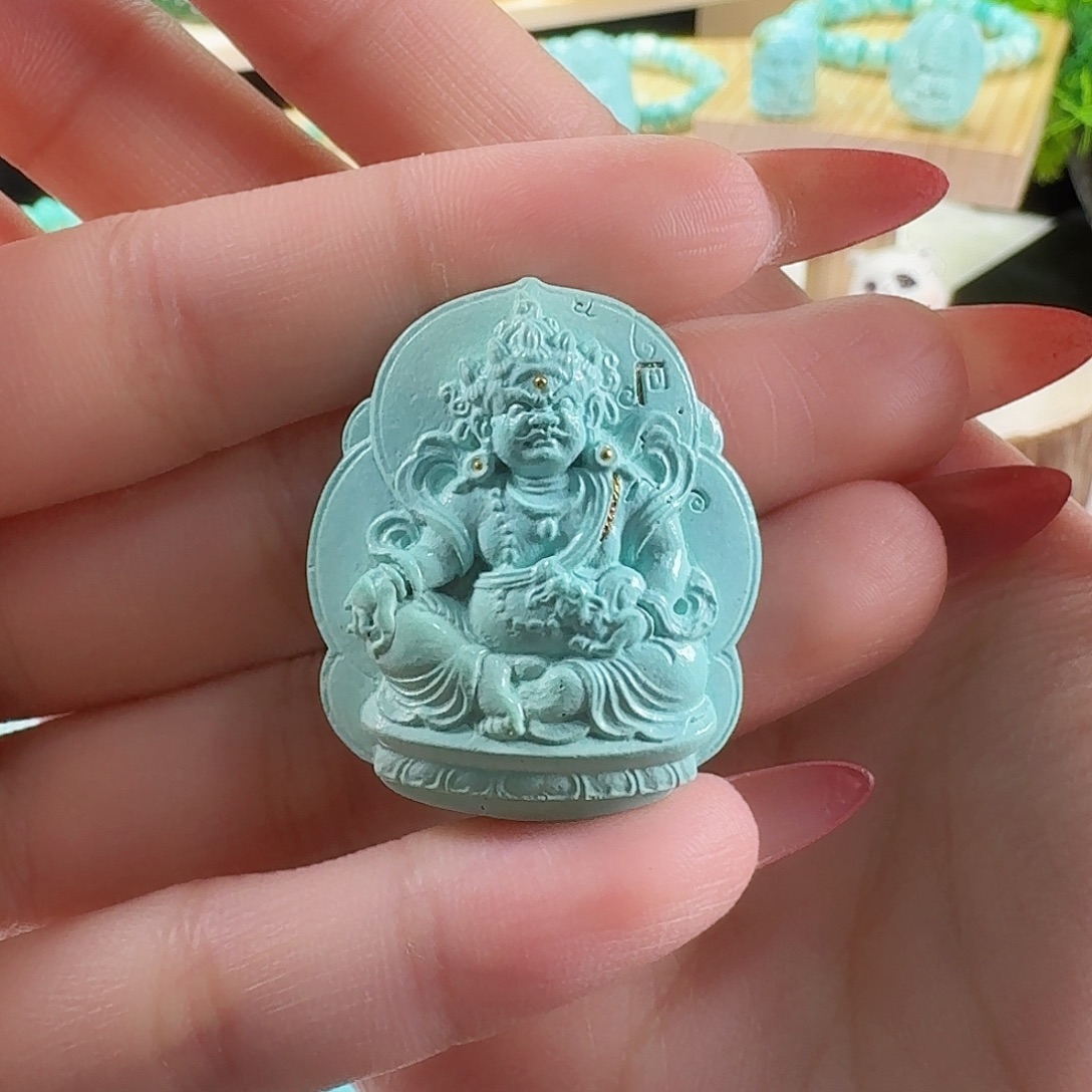 绿松石未镶嵌吊坠(不含链)