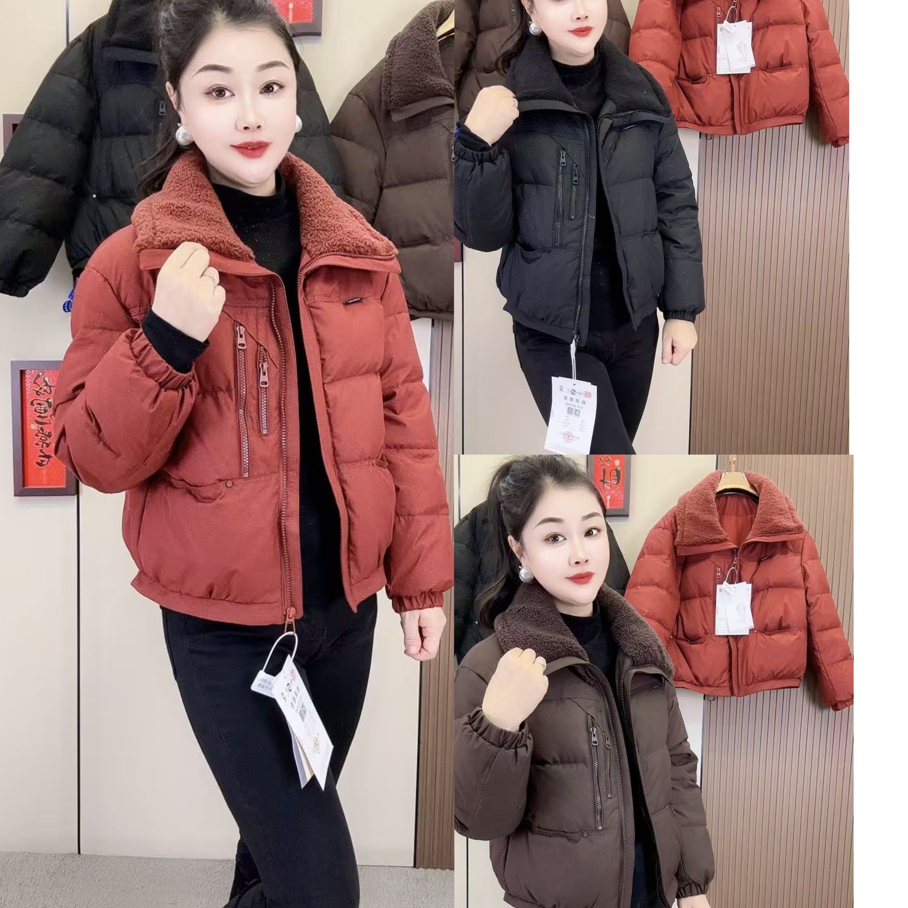 2552款羽绒休闲时尚外套（上衣）