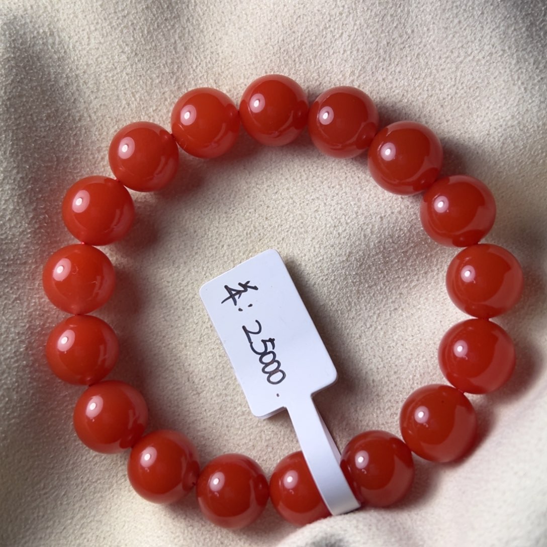 南红玛瑙手串未镶嵌