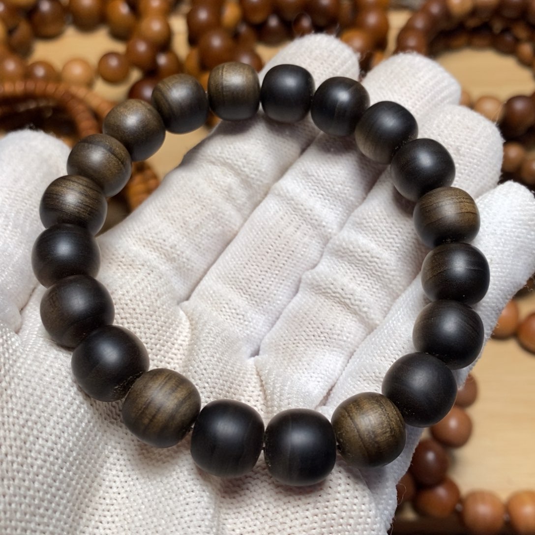 檀香木其他弧**然10*11 横纹 阴沉料