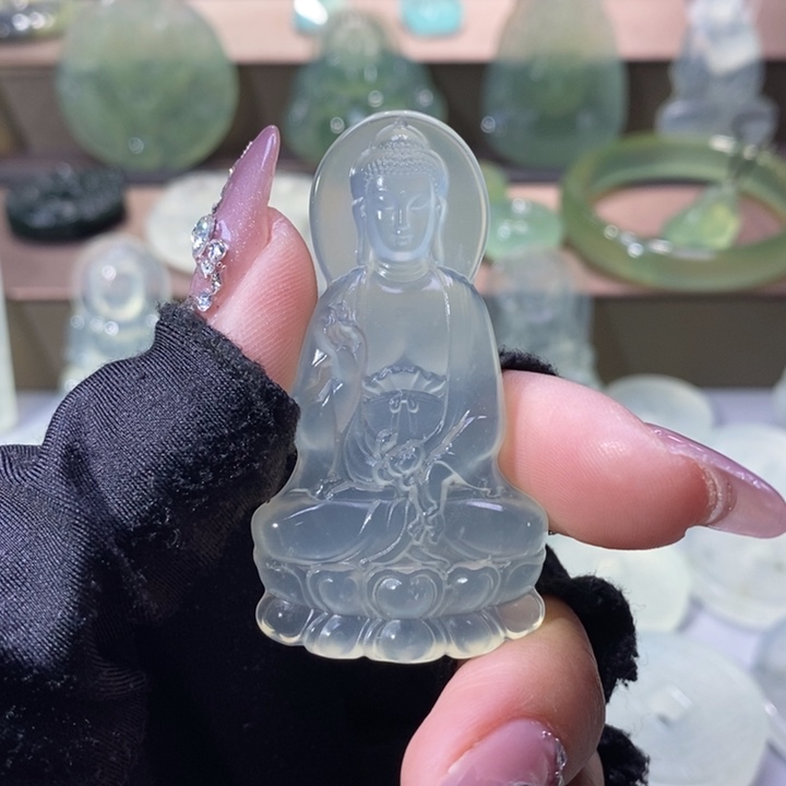 岫玉吊坠未镶嵌吊坠