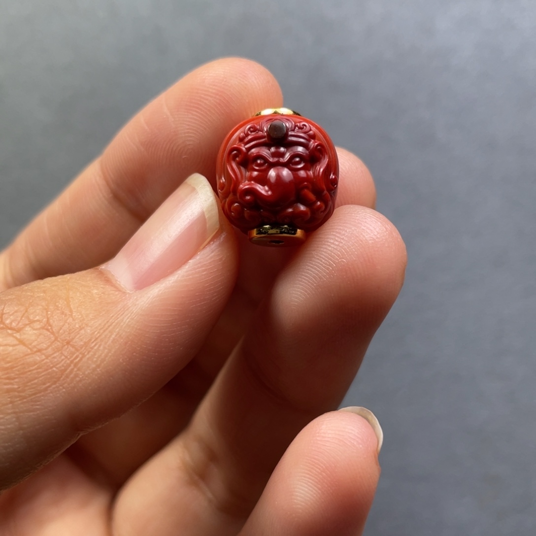 南红玛瑙未镶嵌配饰象神