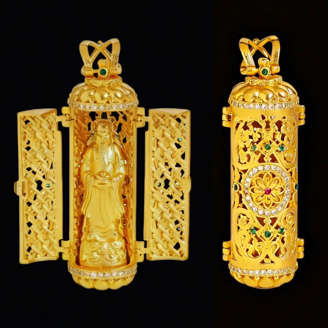 吊坠 S0067财富之门吊坠镀K金