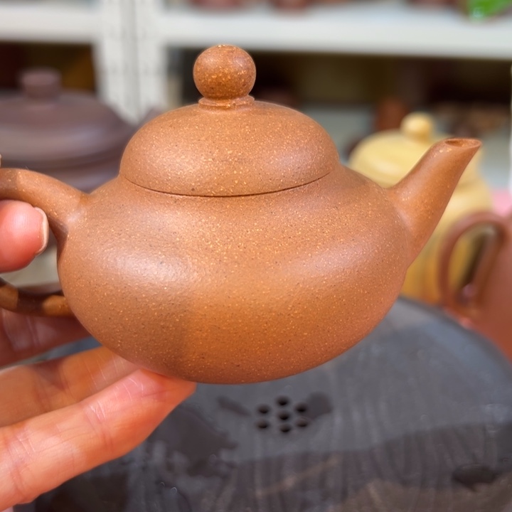 茶壶紫砂五彩梨子150cc