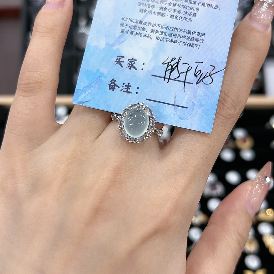 紫晶戒指银S925镶嵌戒指