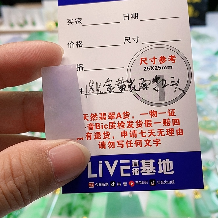 【闪购商品】翡翠颈饰未镶嵌小****翡翠