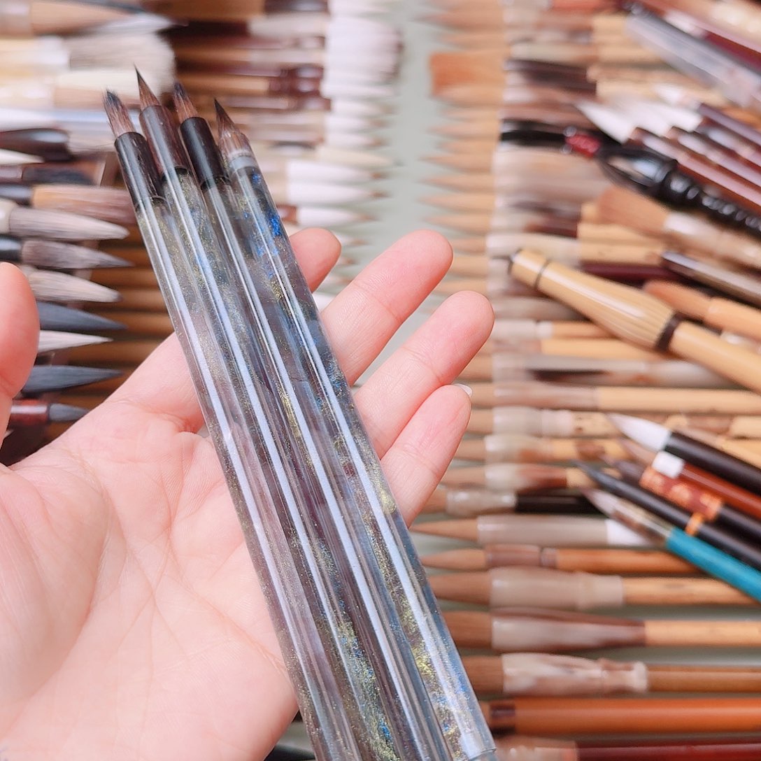 牧***尘水貂紫毫小楷四支