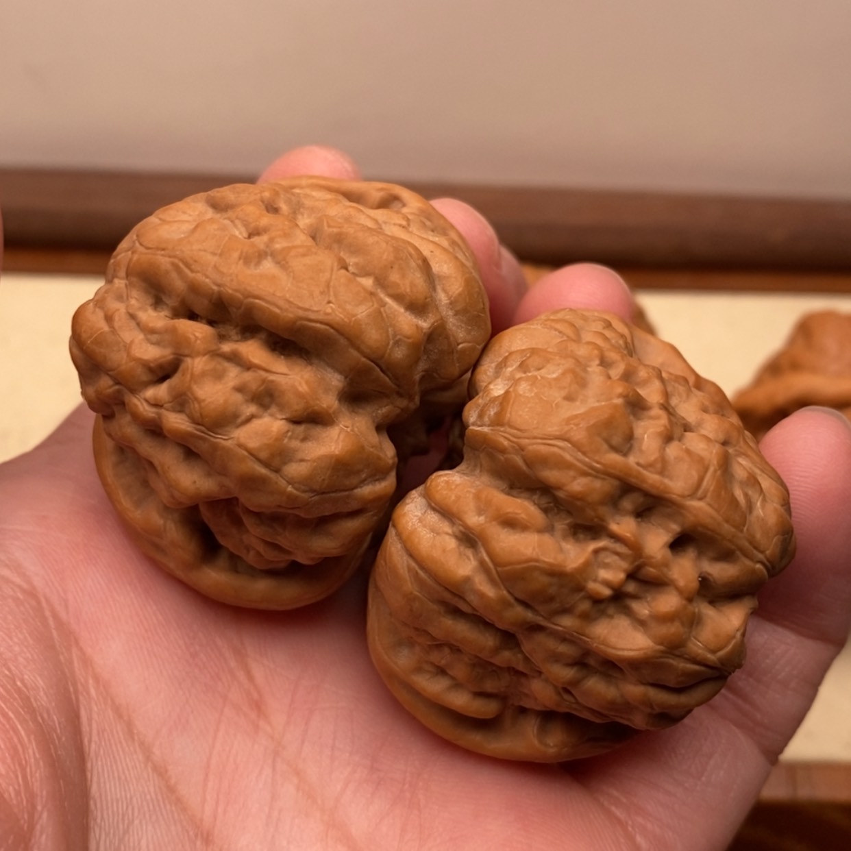 【闪购商品】把件文玩核桃杜**二边41左右