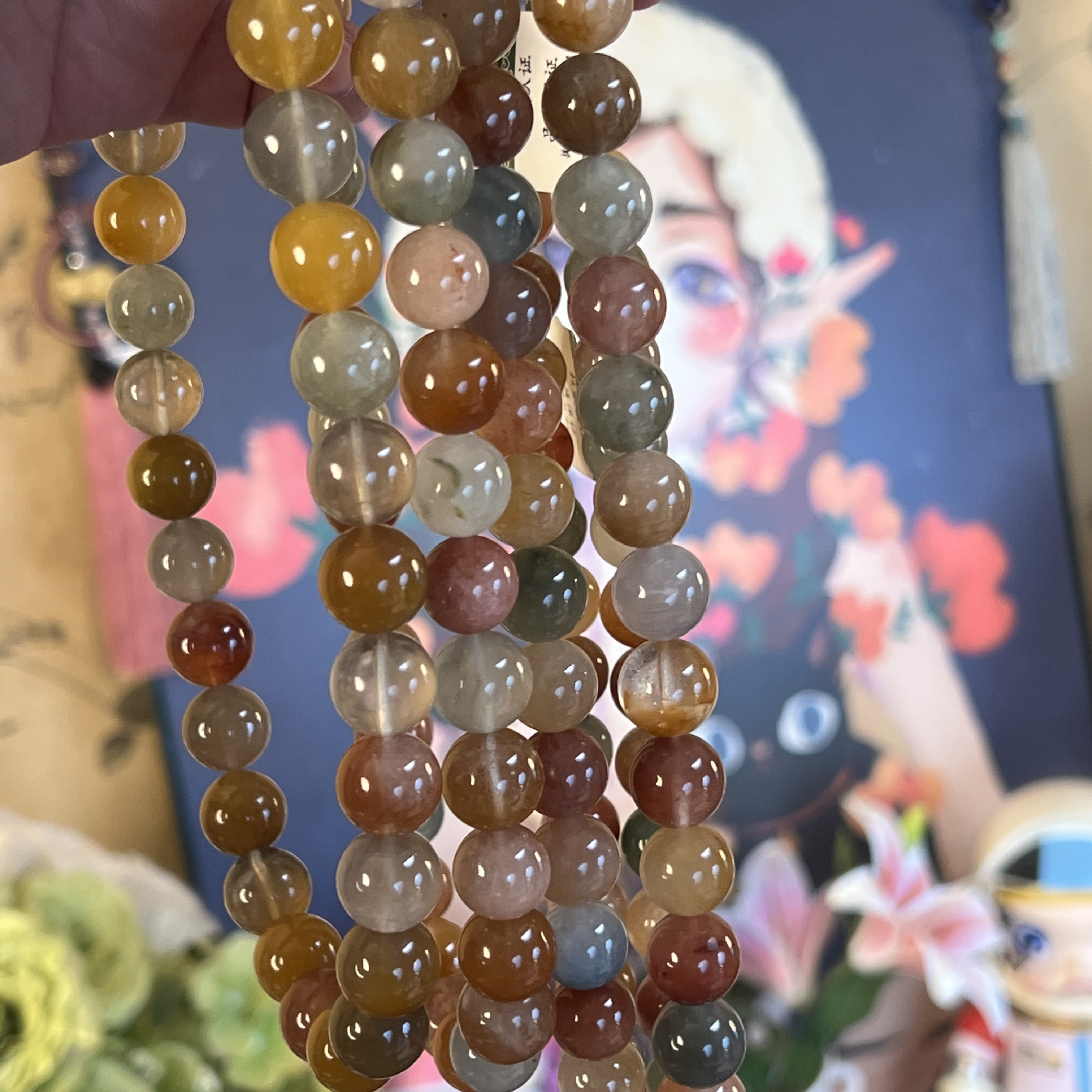 天然兔毛项链多样性发其一