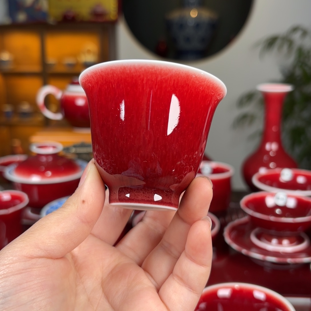 杯子景德镇高温颜色釉