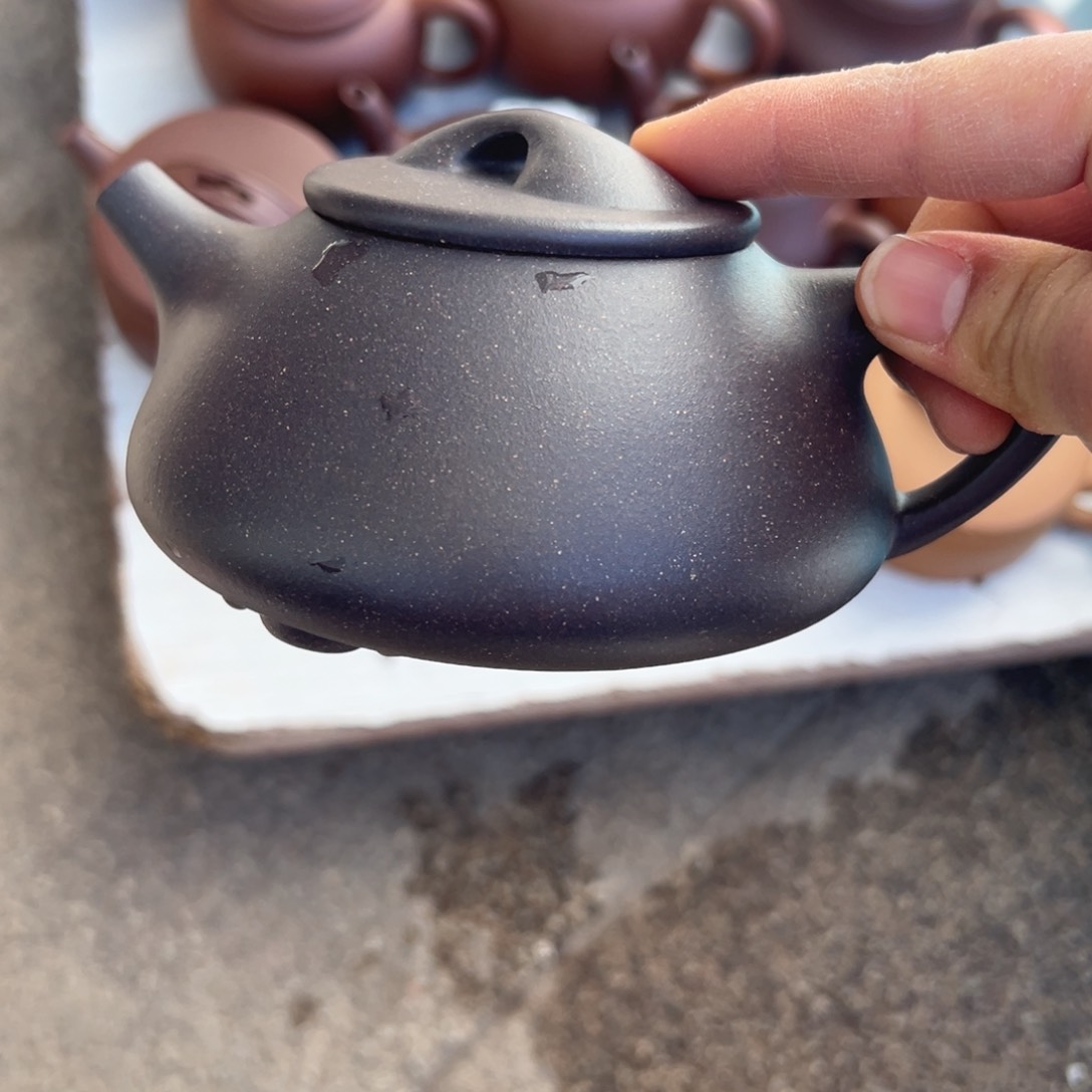 大**陈紫砂天青满瓢300cc