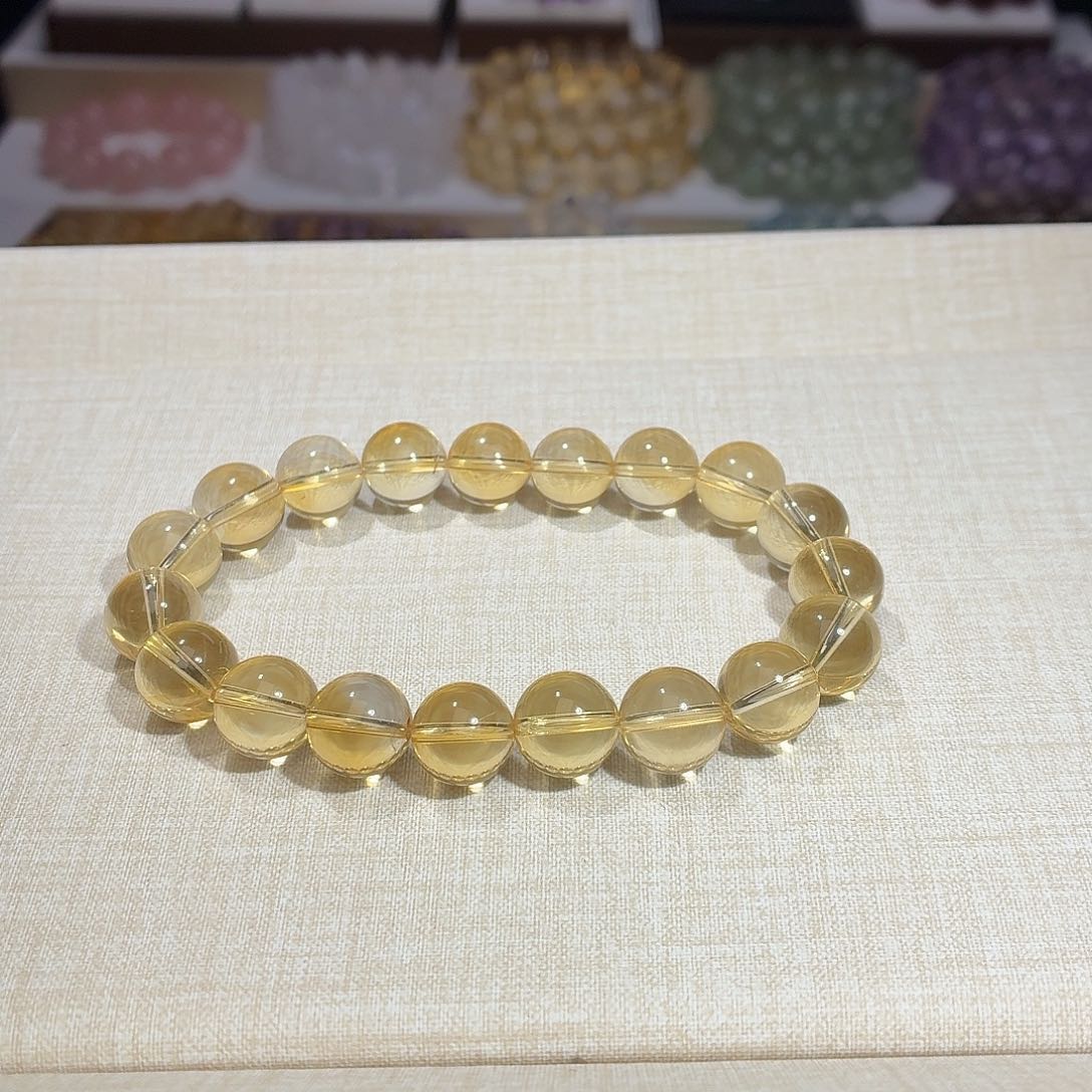 水晶手串未镶嵌棉*天然水晶10+-50