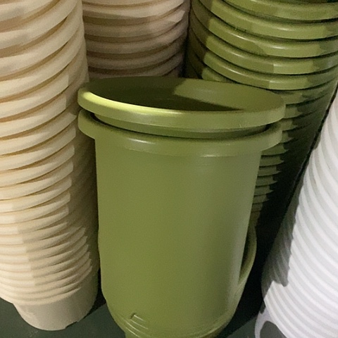 树脂四季7号3个盆4个托果绿