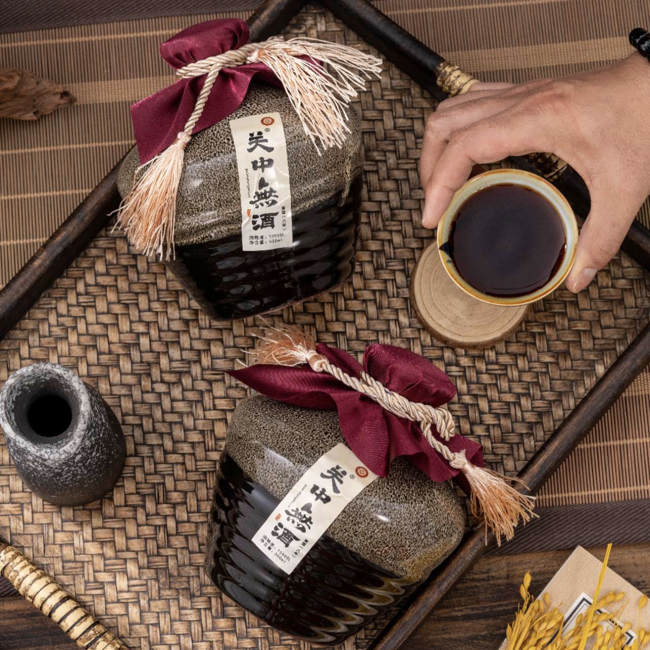关中泉8年窖藏坛装黄酒古法酿造非遗传承0添加