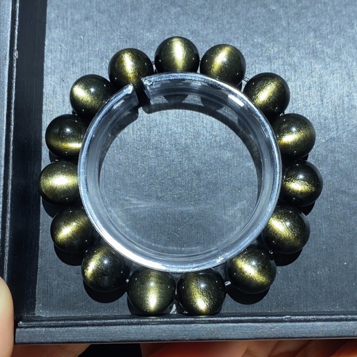 黑曜岩手链未镶嵌y****6