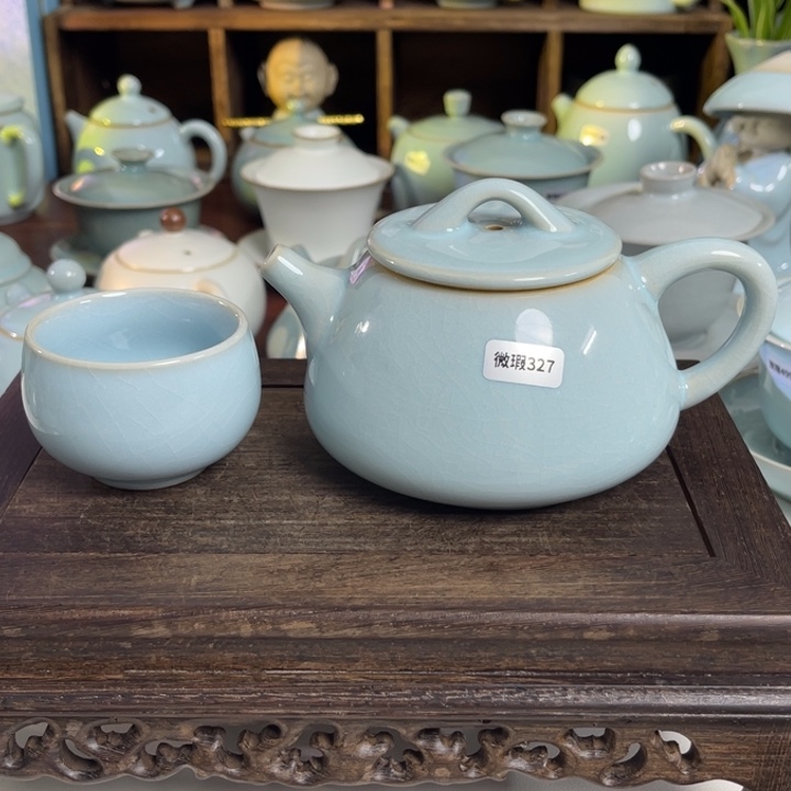 海***鬣汝州原矿原釉微瑕327➕小杯子