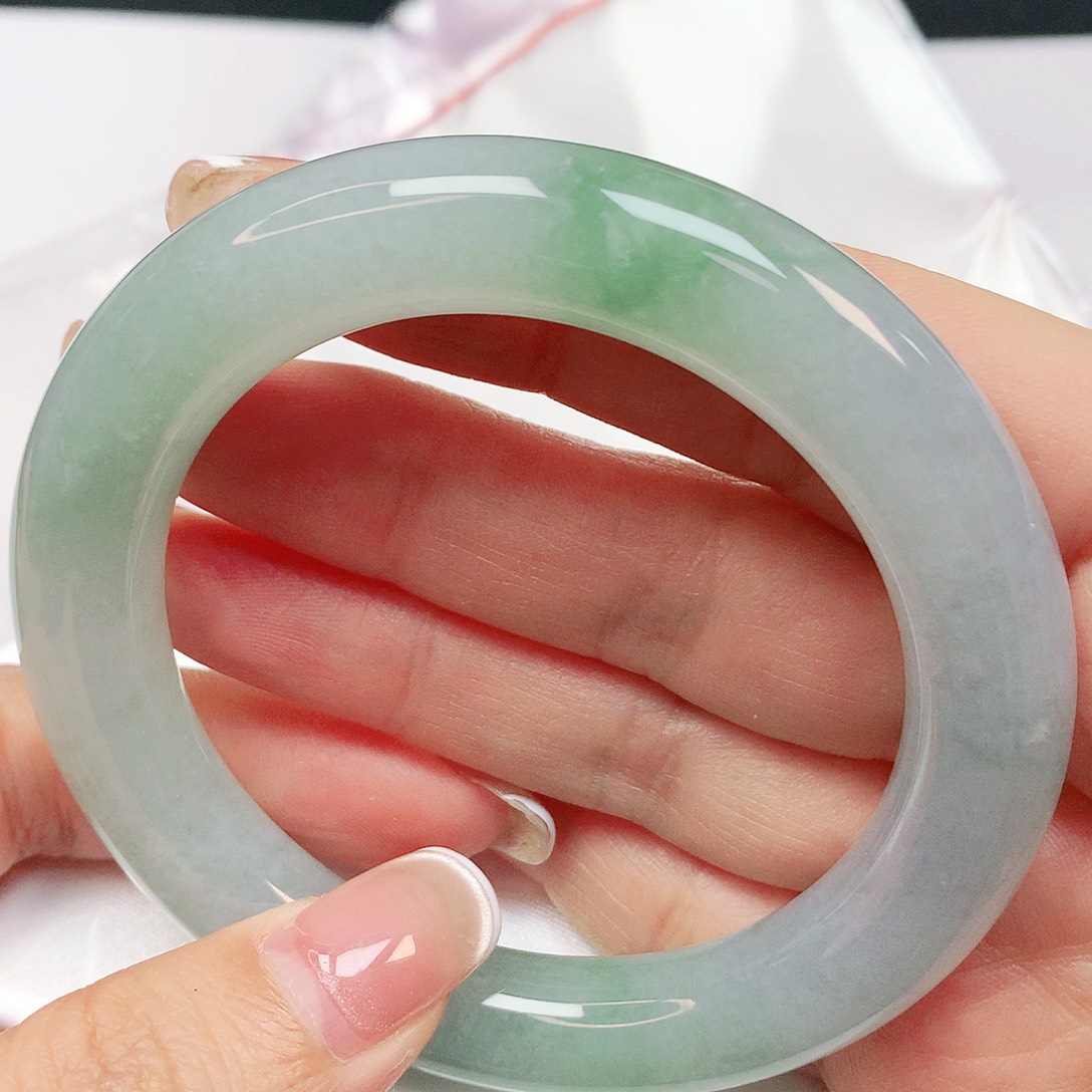 未镶嵌手镯翡翠抖音357