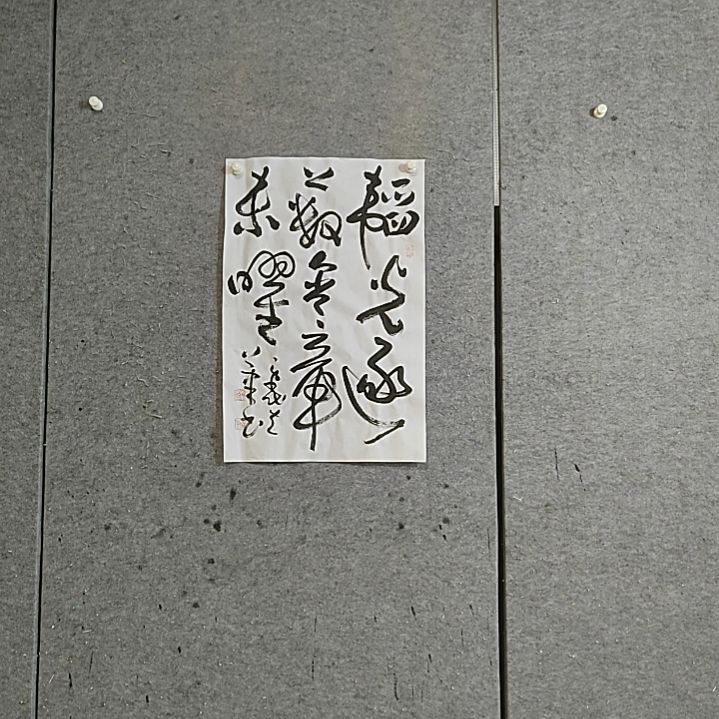 书法69X46。含章未曜四尺三开