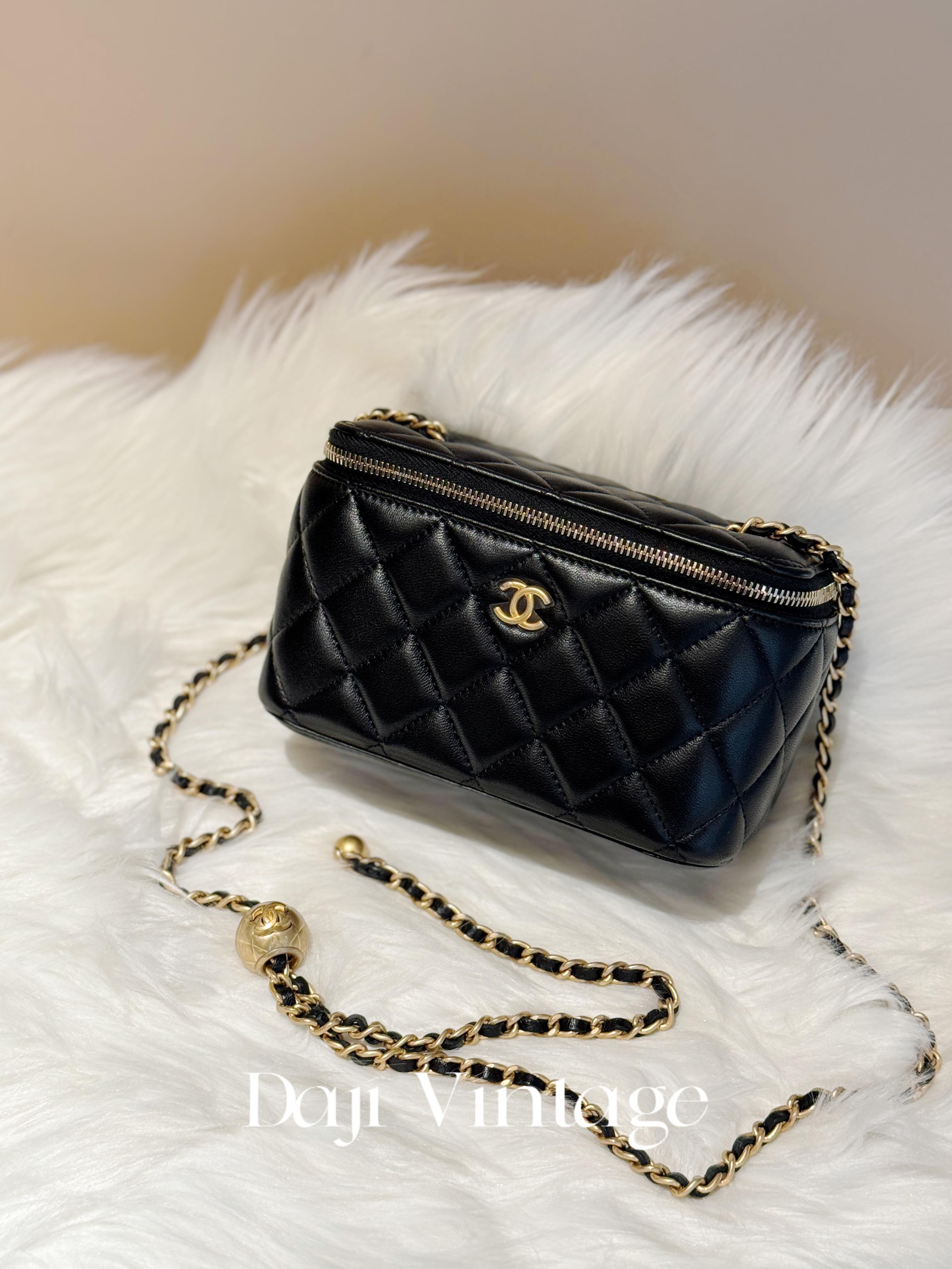 95新 Chanel/香奈儿 大吉中古3/Chanel香奈儿金球长盒子斜挎包