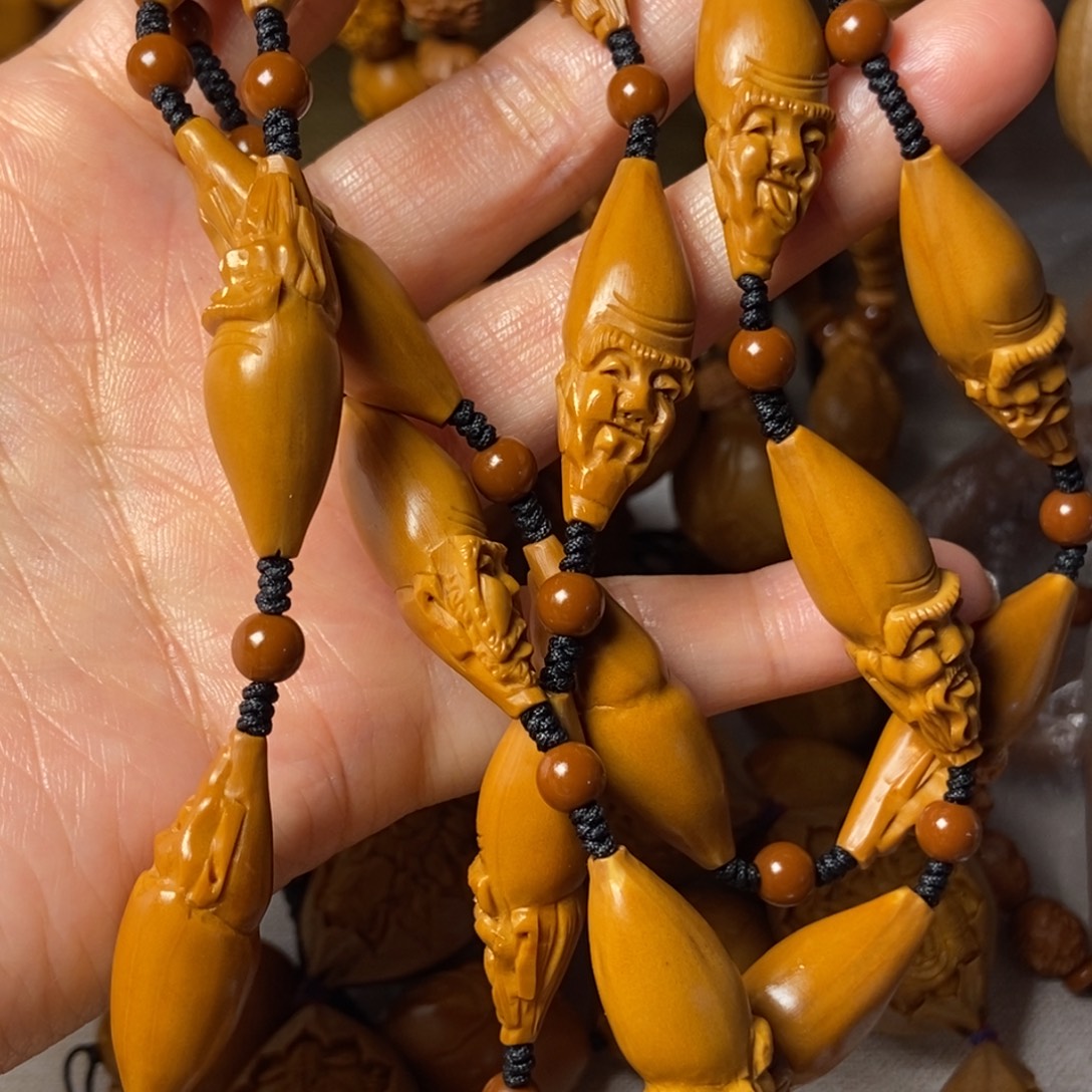 随***心手串/手链橄榄核手工柳叶