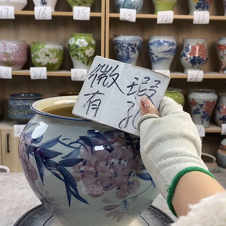 缸13xc景德镇陶瓷花盆