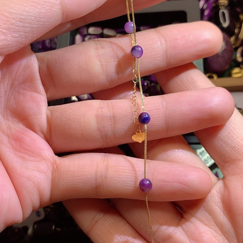 【闪购商品】苏纪石（舒俱来）手链18K金镶嵌J