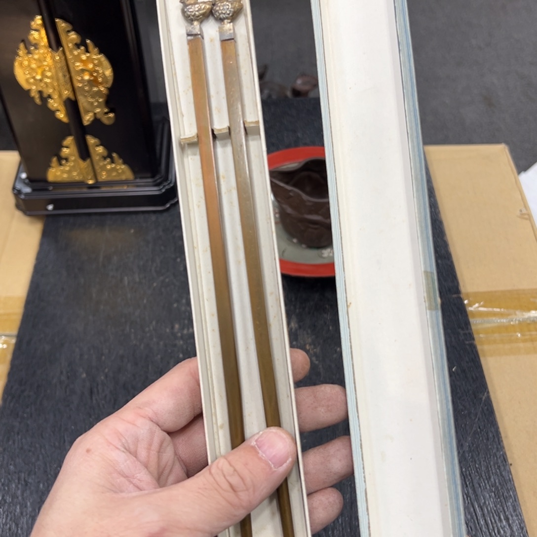 笑***风铜中古工艺品摆件