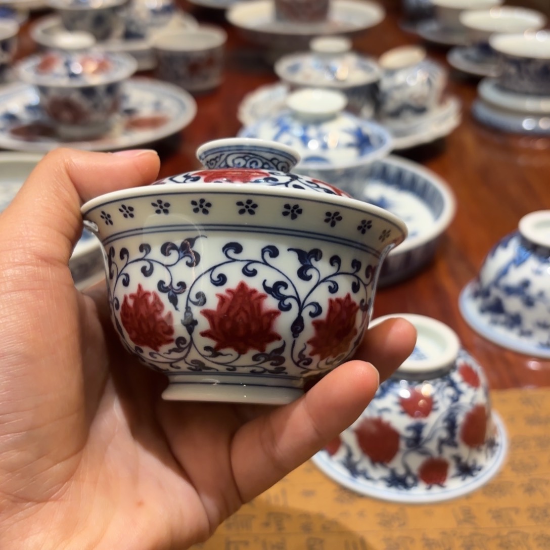 瓷片景德镇手工手绘茶具