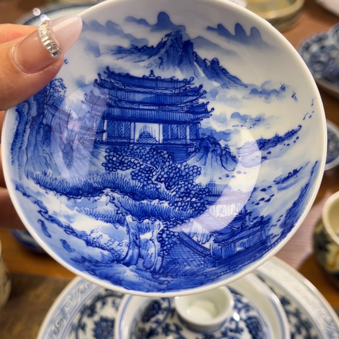 猫***师段泥微瑕山水杯杯杯