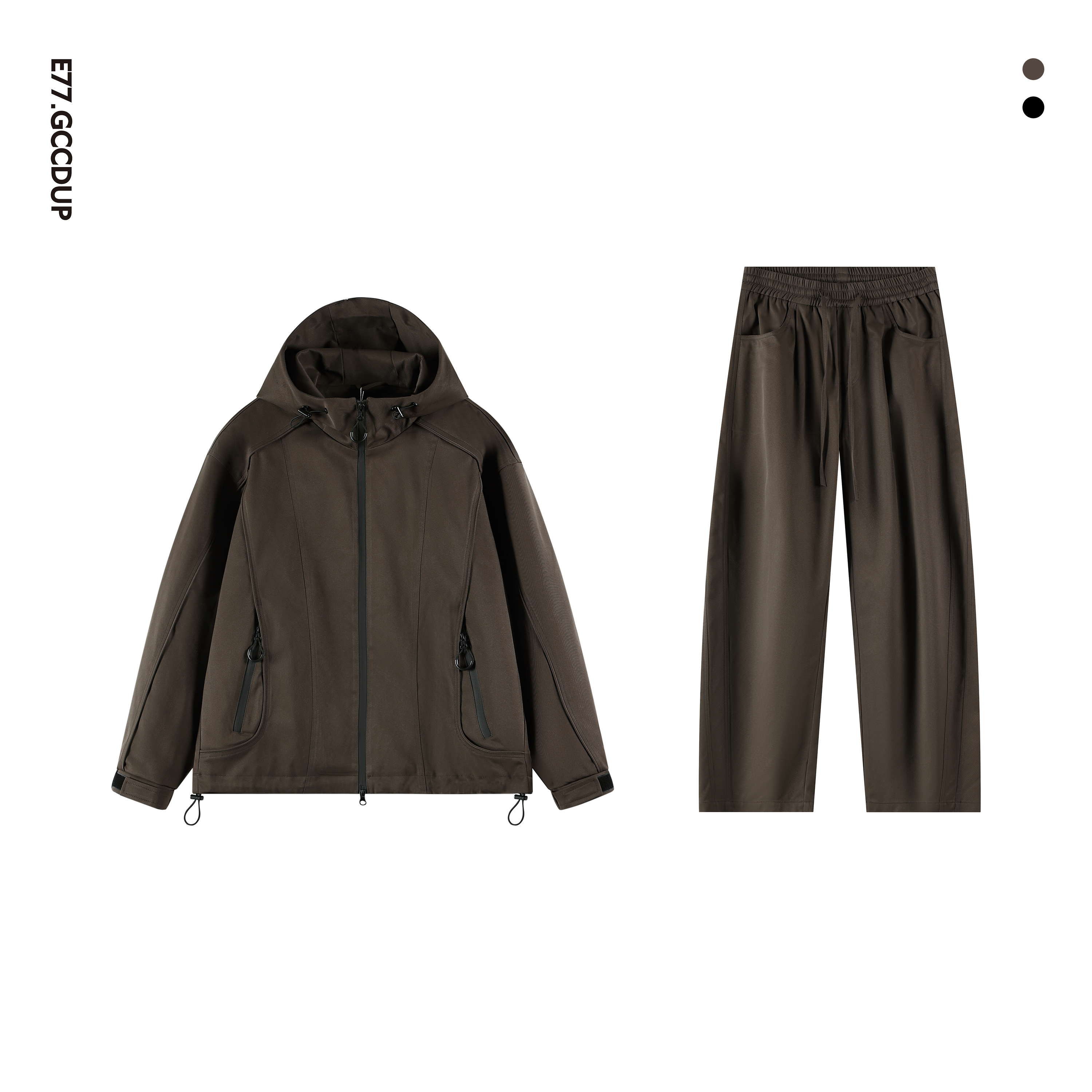 GCCDUPE77『纵野阔步』三防科技户外运动冲锋衣外套情侣登山服套装