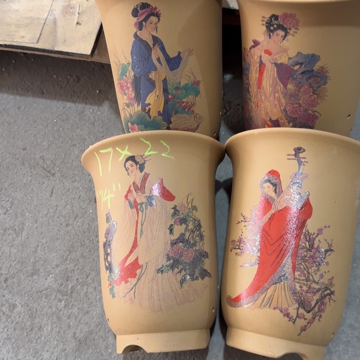 紫砂花盆 高度22口径17