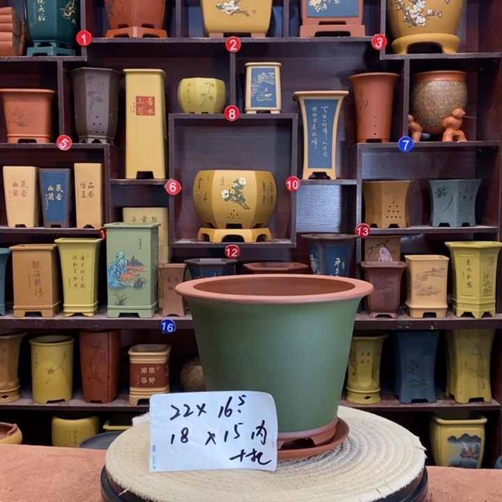 紫砂花盆紫砂花盆