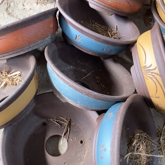 紫砂花盆100-8。      22-8