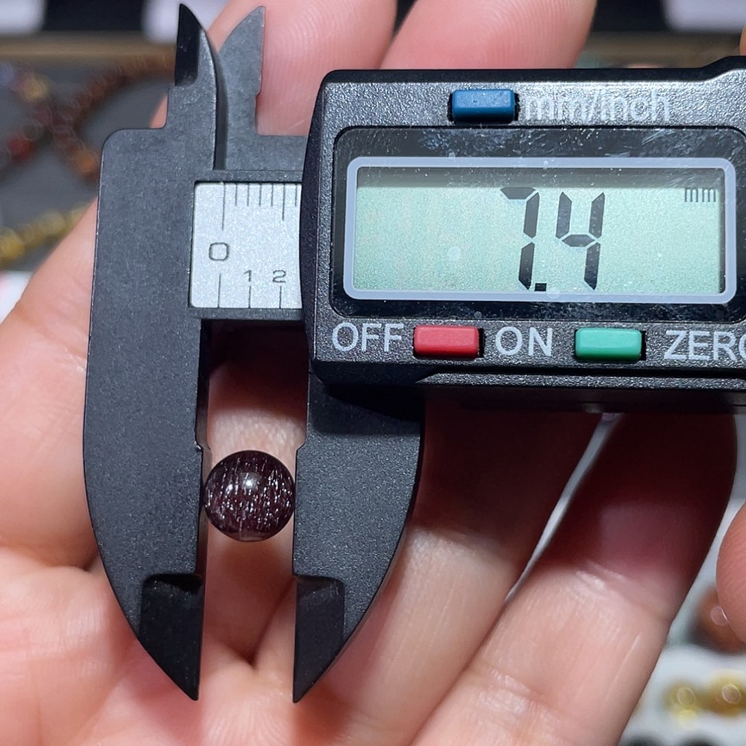 吊坠(不含链)未镶嵌水晶超七单珠打孔不退不换
