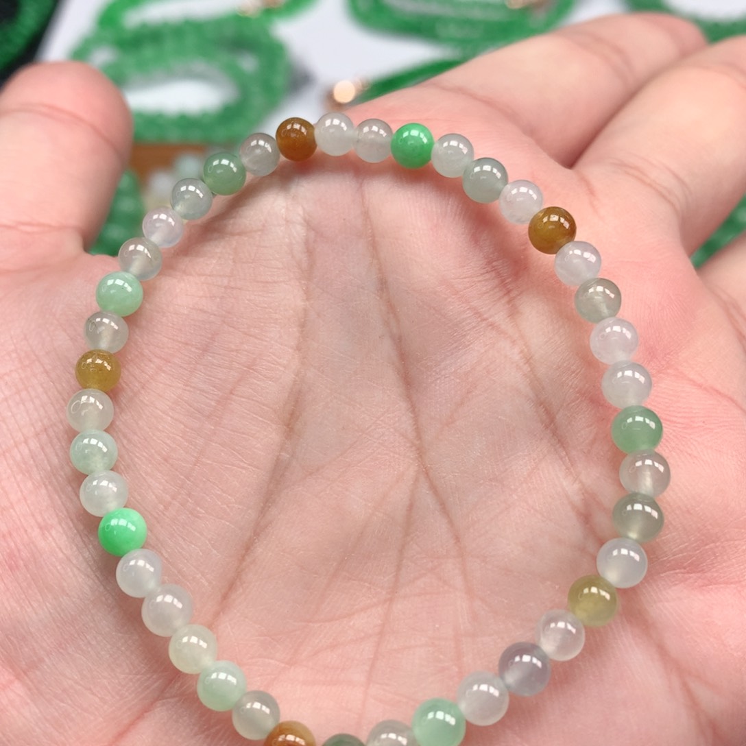 翡翠手链未镶嵌翡翠