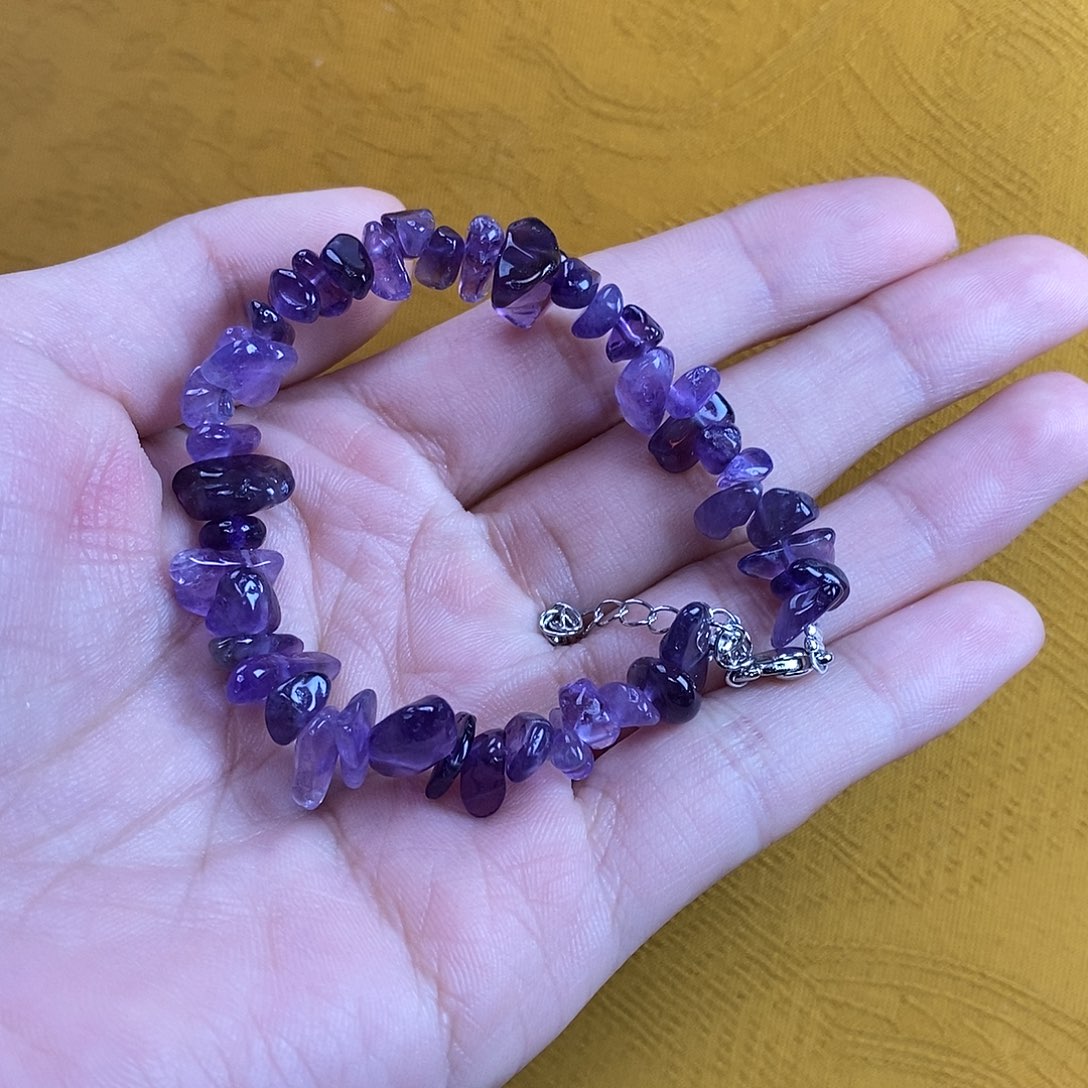 紫晶手绳未镶嵌手串
