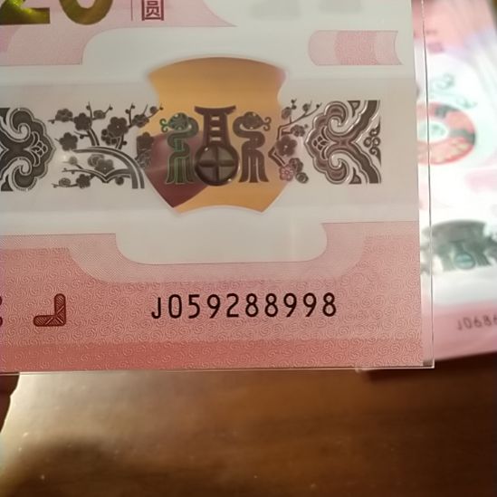 塑料蛇纪念钞 059288998