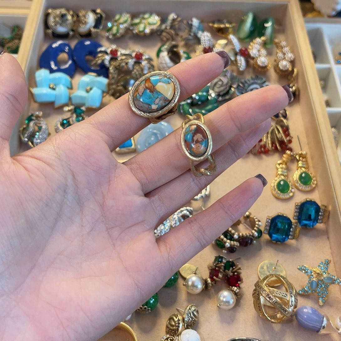 黄铜925银琉璃套装