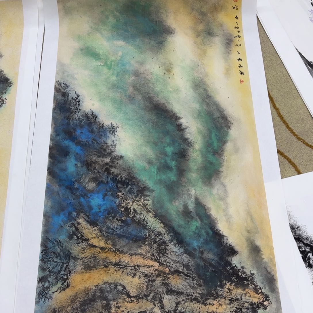 国画牛*王罗军四尺李欣主播