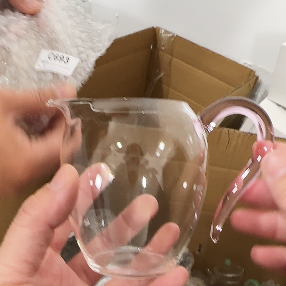 693孤品公道杯粉色把手